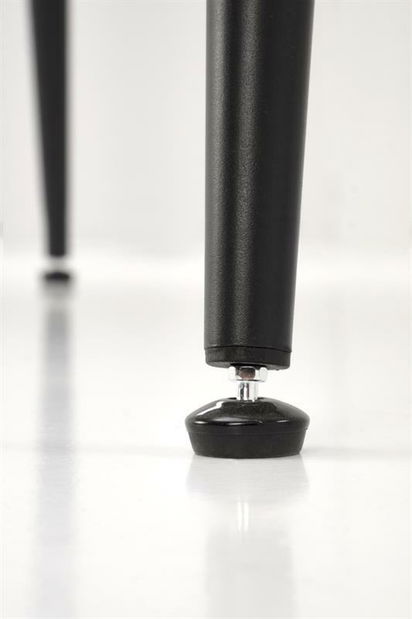 Blagovaonski stol Emilo 140 (bijeli mramor + crna) (za 6 osoba)