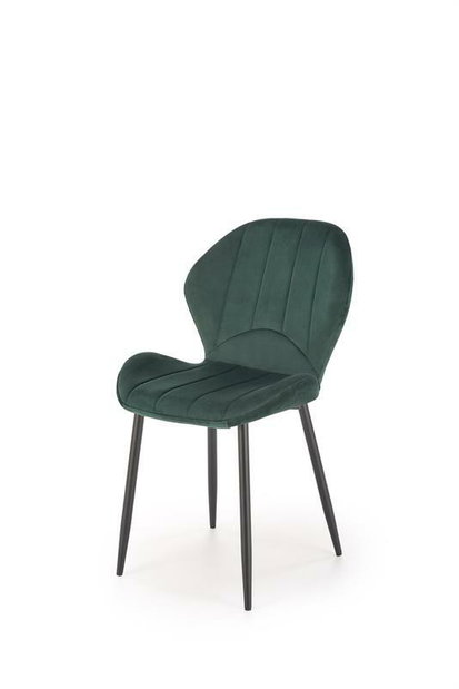 Scaun de sufragerie Kuzmiento (verde închis)
