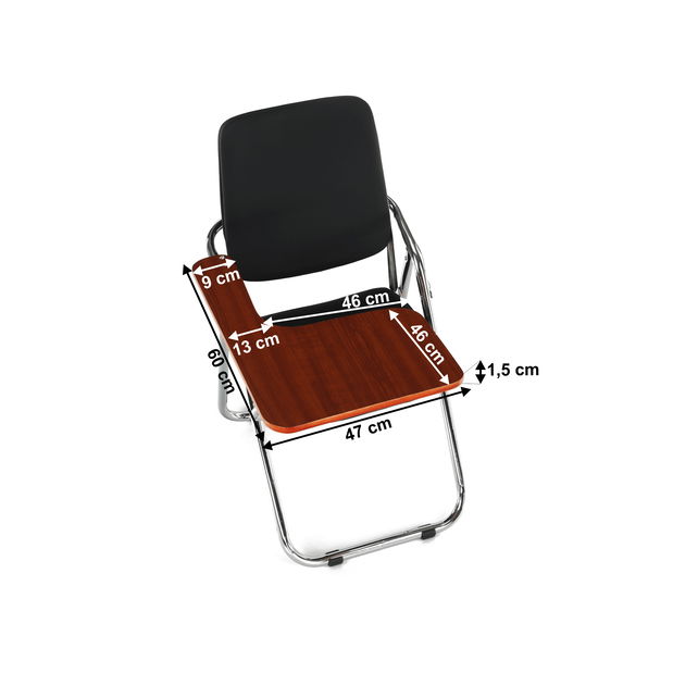 Szék lehajtható asztallal Sonna