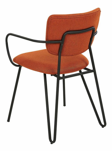 Set 2 ks jedálenských stoličiek Emmanuelle (oranžová)