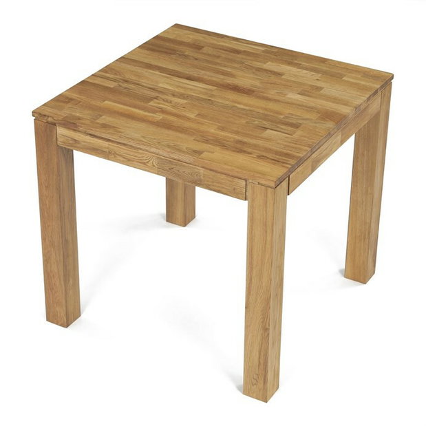 Jedálenský stôl Dubblino 80 (prírodná)