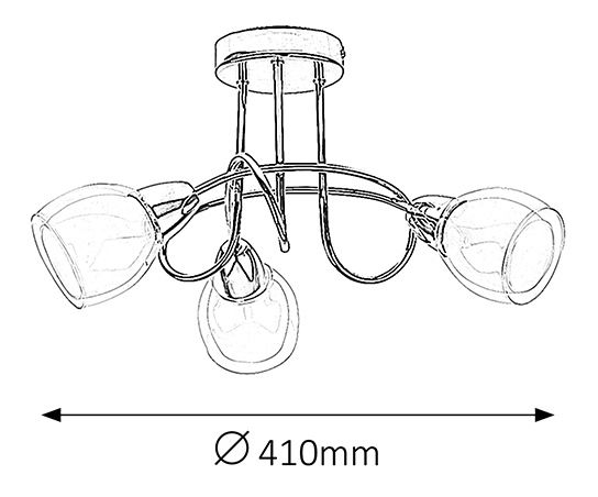 Spot LED Dave 6081 (crom)