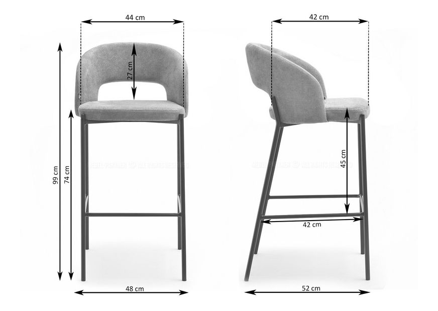 Bárszék Guinden (krém + fekete)