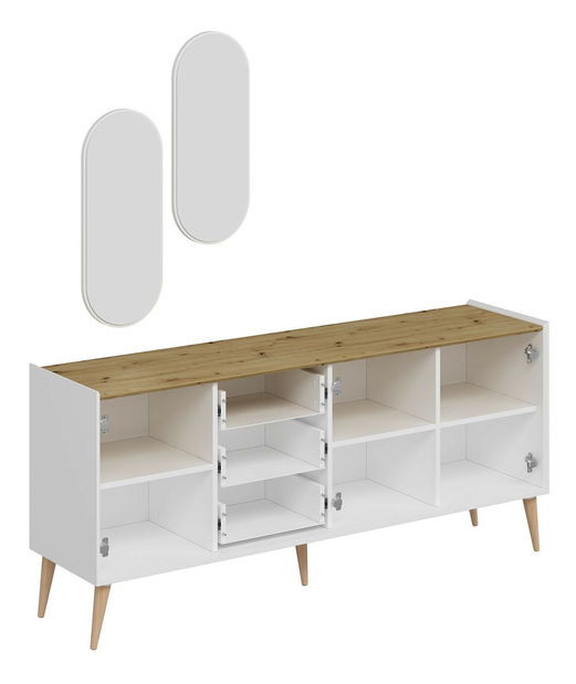 Comodă Mitriasso (alb)