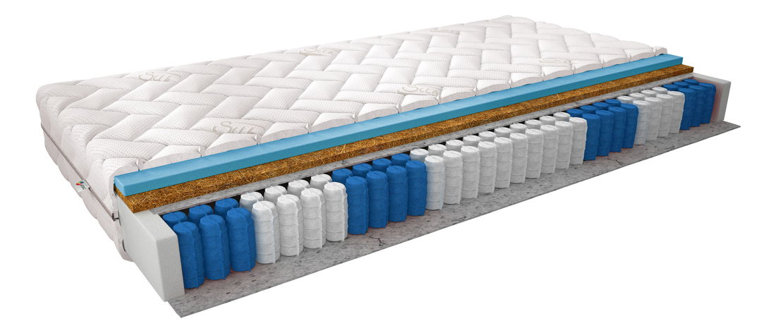 Saltea cu arcuri individuale Parnas silk 200x80 cm (T3)