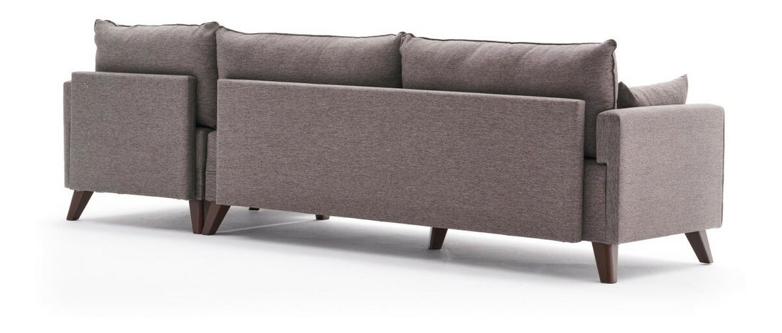 Széthúzható kanapé Bellina 1 (barna) (J)