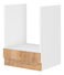 Dolná kuchynská skrinka Sylrona 60 DG BB (biela + dub lefkas)