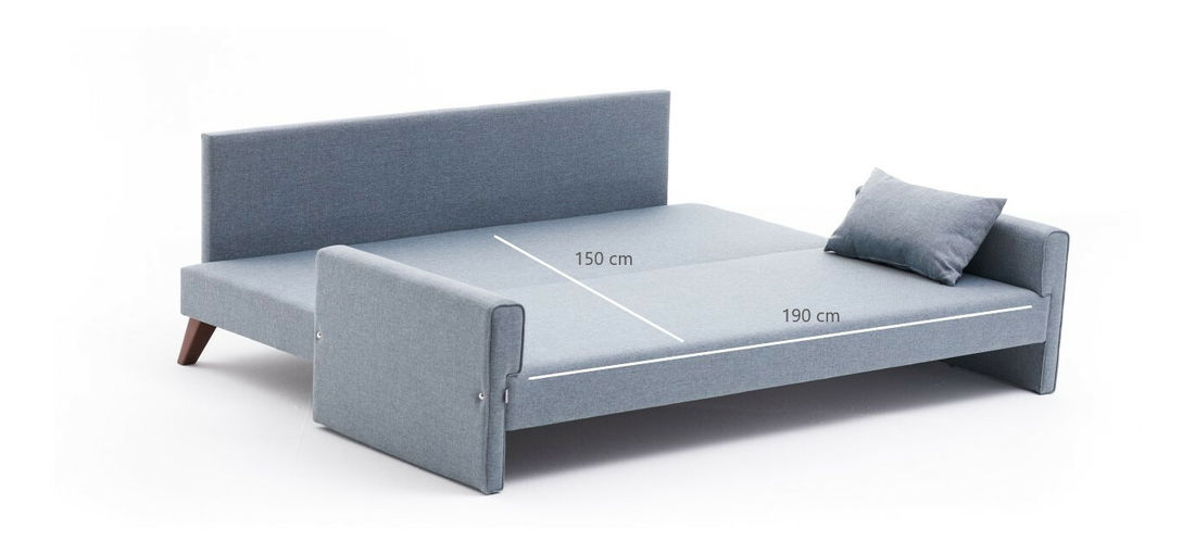 Széthúzható kanapé Bellina (kék)