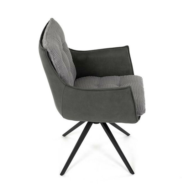 Jedálenská stolička Dumling (sivá)