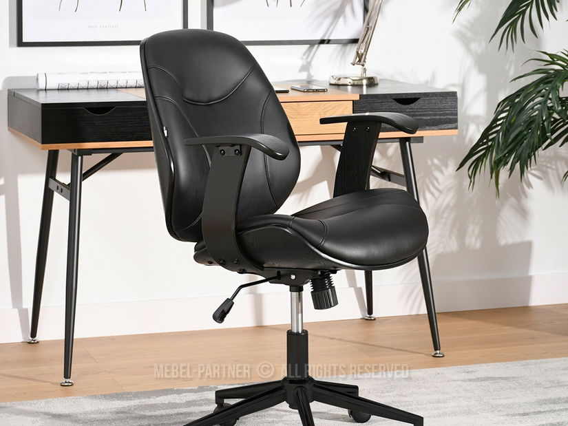 Fotel Raynold (fekete fa + fekete)