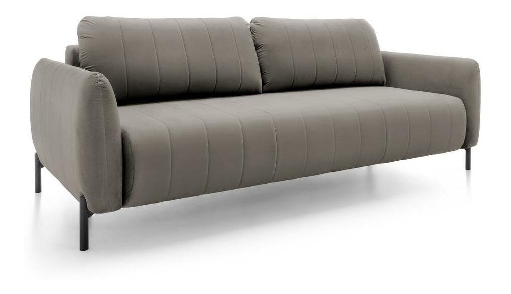 Háromszemélyes kanapé Newbie (szürke + fekete) 