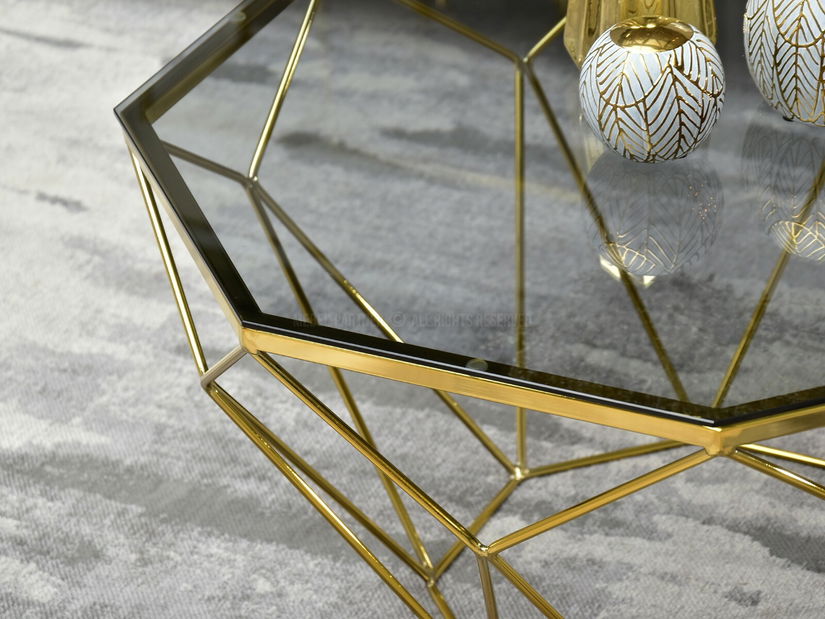 Stolić za kavu Maltez (zlatna)