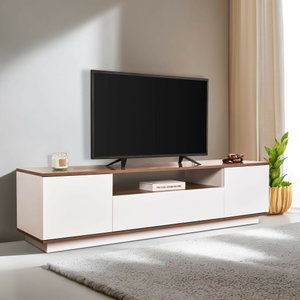 TV skrinka Verat (biela + orech)