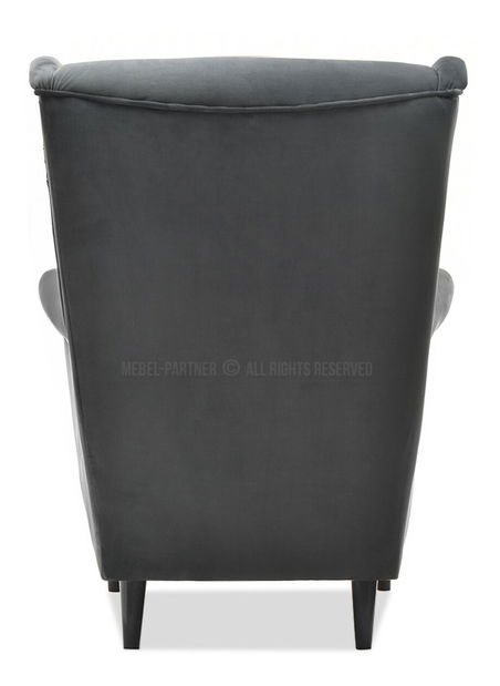 Relaxačné kreslo Margis (sivá + čierna)