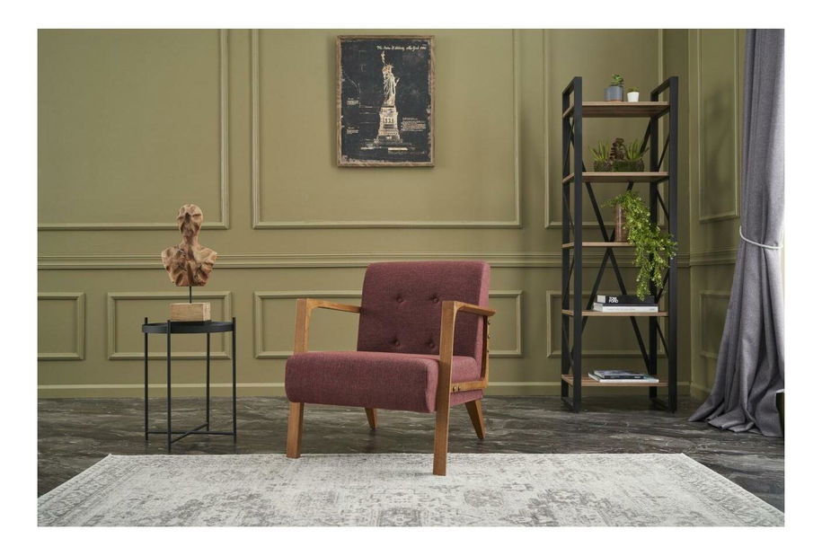 Fotel Kramer K (sötétpiros)