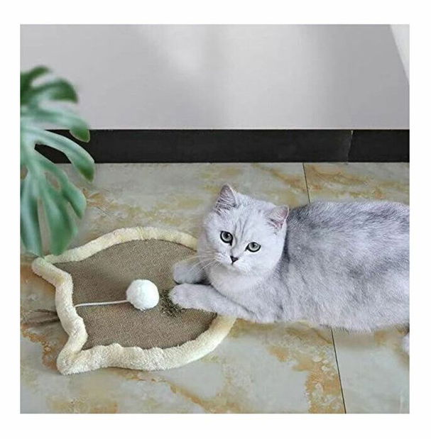 Škrabadlo pre mačičky Kendy (krémová)