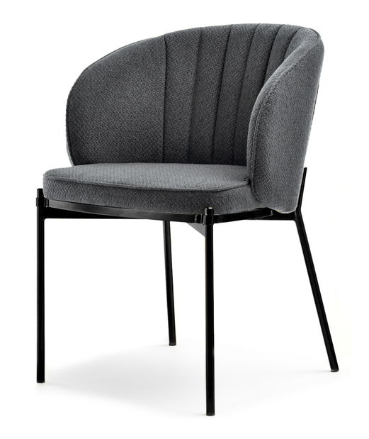 Stolička Felix (grafit + zlatá)