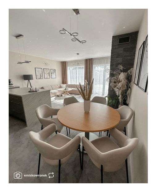 Jedálenská stolička Azihi (sivá)