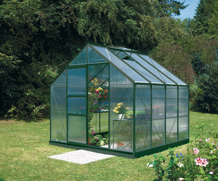 Stil clasic Greenhouse Neptune 6700 (policarbonat + verde)