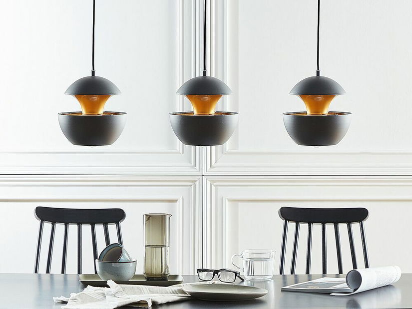 Závesná lampa BAJAN (kov) (čierna)