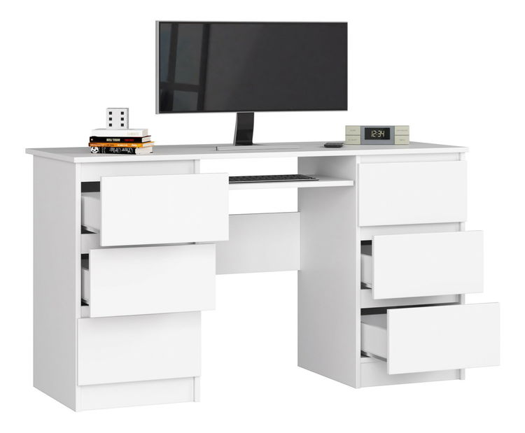 Masă PC Behati (alb)