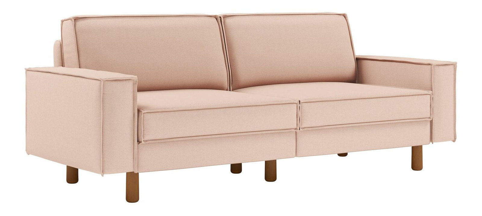 Pohovka trojsedačka Spary 3 (lososová + orech)