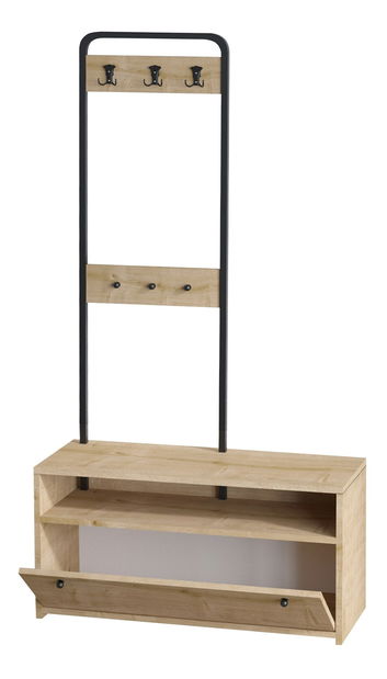 Mobilier hol Aliex 14 (nuc + negru)