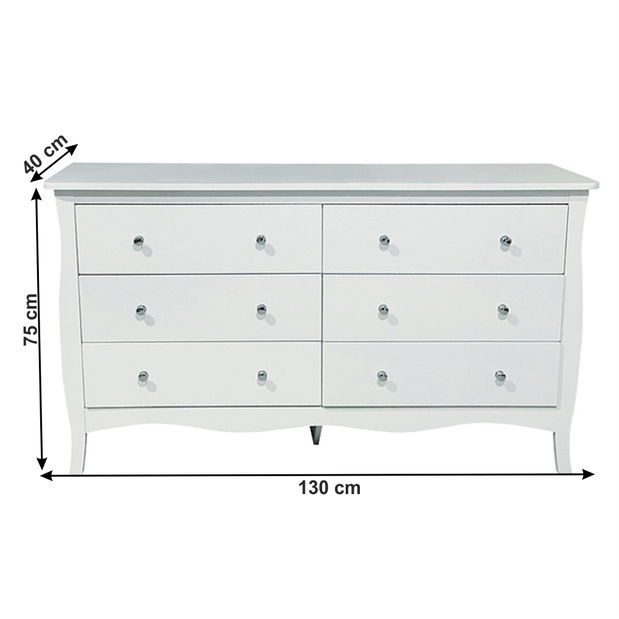 Komoda Ertan (biela)