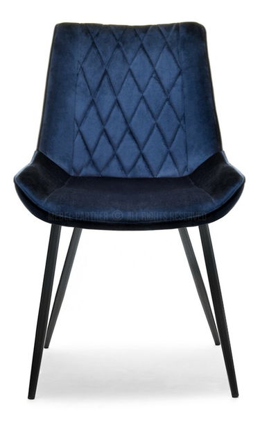 Stolica Aron (mornarsko plava + krom)