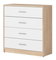 Komoda BRW Nepo Plus 7 (dub sonoma + biela) 