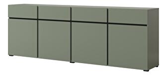 Komoda Crossroad G25 (bor zelena + crna)