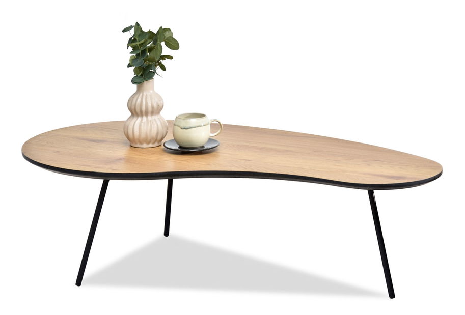 Dohányzóasztal Sirius (tölgy + fekete)