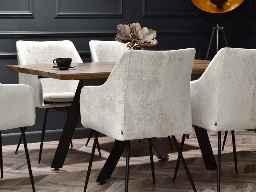 Jedálenská stolička Duplica (zlatá)