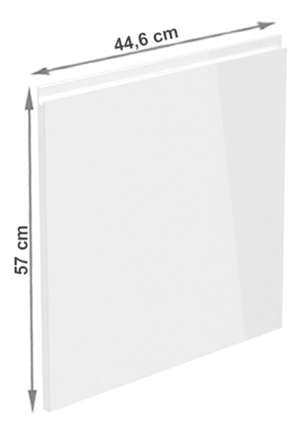 Uși pentru mașina de spălat vase încorporată 44,6x57 Aurellia ( alb lucios)