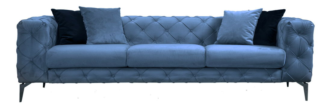 Háromszemélyes kanapé Collo (kék)