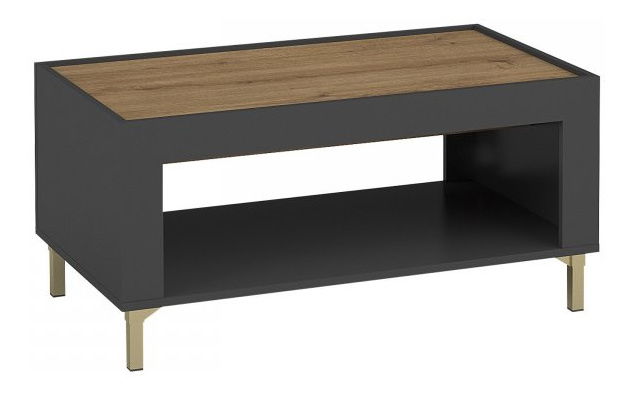 Konferenčný stolík Nueve NV9 (čierna + dub whisky)