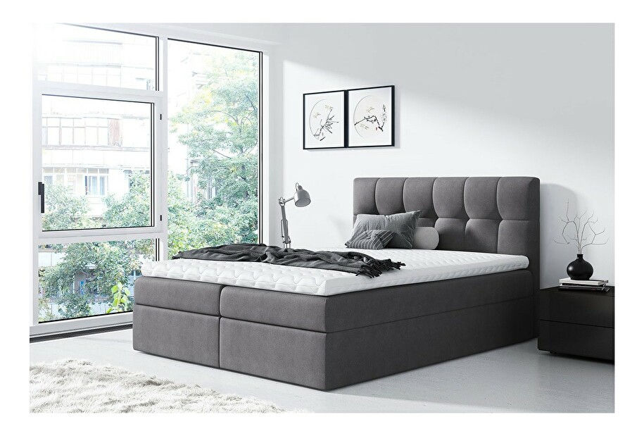 Bračni krevet Boxspring Maddox (180x200) (Rico 23)