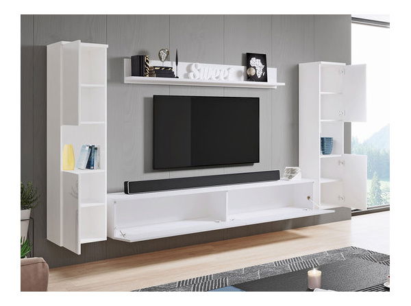 Mobilier living Nova XL (matera + alb lucios)