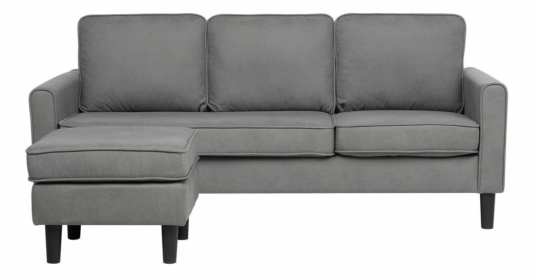 Háromszemélyes kanapé Arran (világosszürke) (zsámollyal)