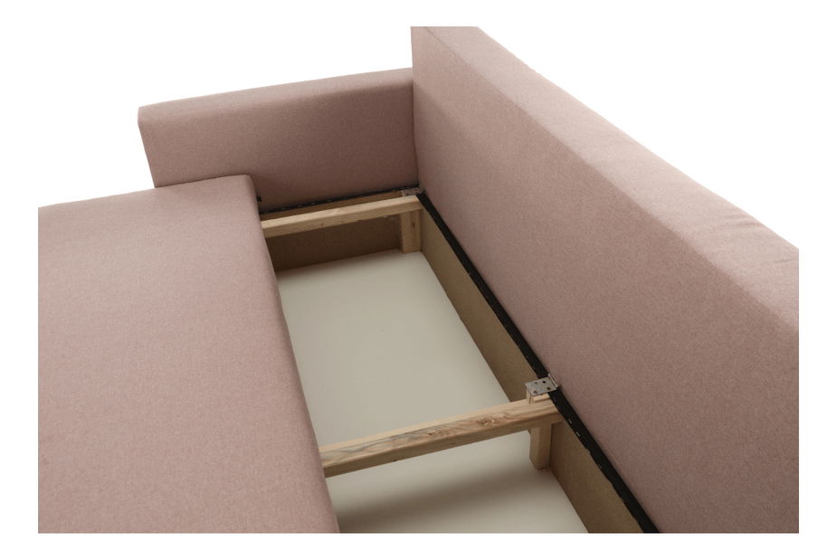 Szétnyitható kanapé Dollar (fáradt rózsaszín)