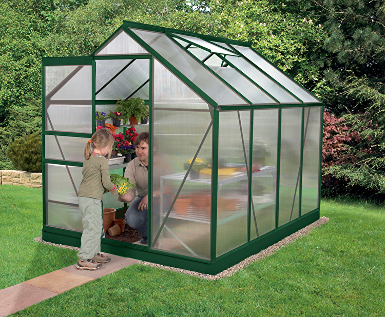 Stil clasic Greenhouse Venus 5000 (policarbonat + verde)