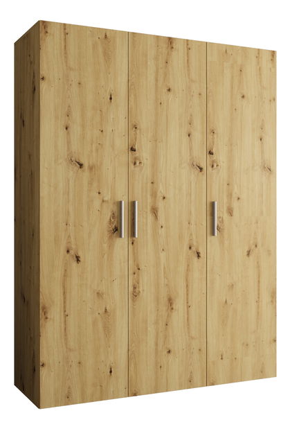 Dulap de haine 150 cm Borry 1 (Stejar artisan + Argintiu)