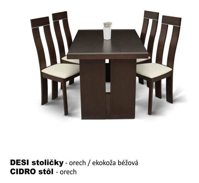 Scaun de sufragerie Dezi(nuc)