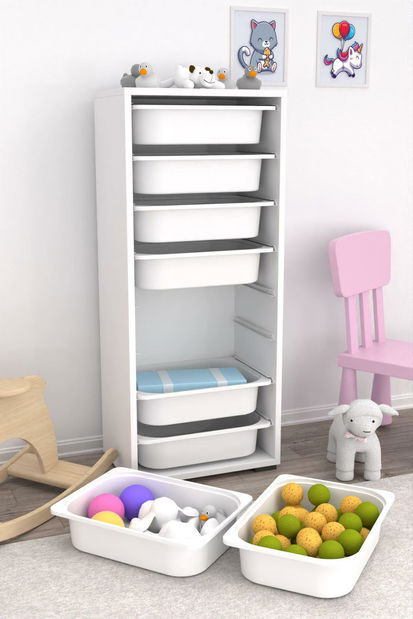 Organizator jucării Dremonka 4 (alb)