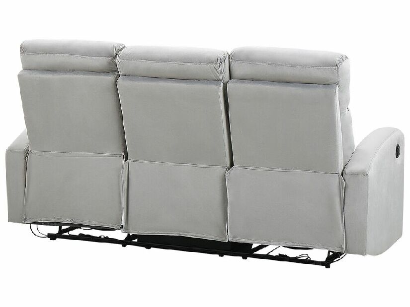 Háromszemélyes kanapé Vachel (szürke bársony) 