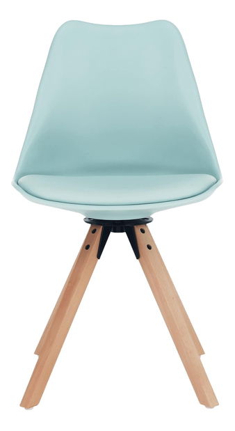 Otočná stolička Dolena (mentolová ekokoža)