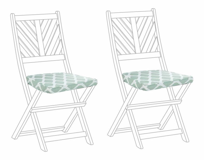 Set 2 buc perne decorative Terno (verde)