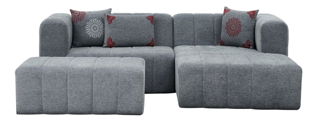 Sarokkanapé Beyzometta (J) (szürke)