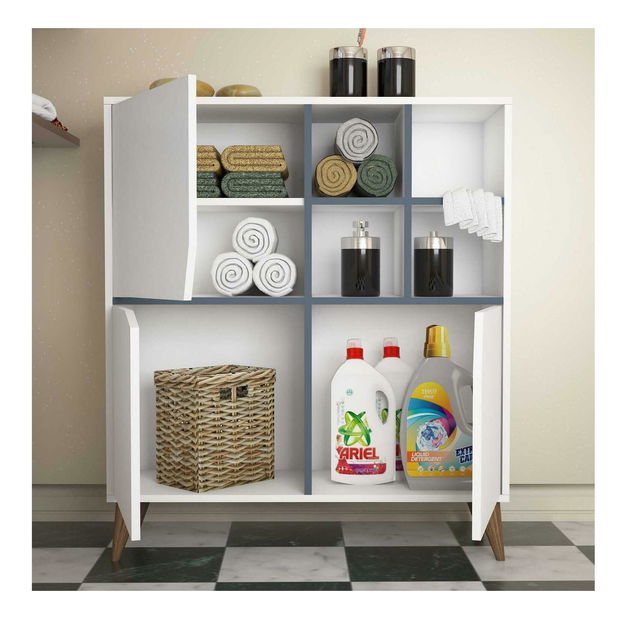 Szekrény Phoebe (fehér + kék)