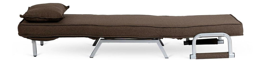 Rozkladacie kreslo Bancarias (hnedá) 